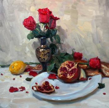 Roses and pomegranates. Akzhgitov Ildar