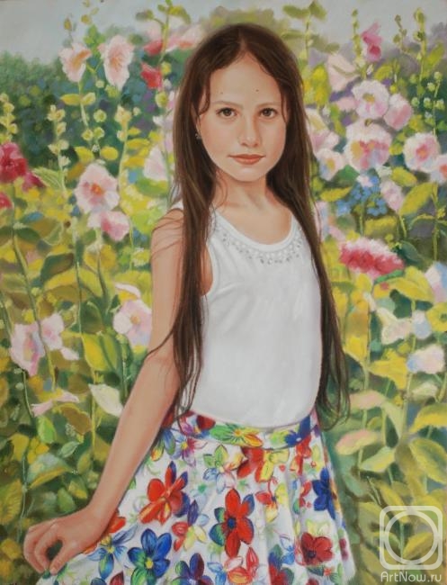 Sidorenko Shanna. Girls among the flowers