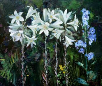 White lilies