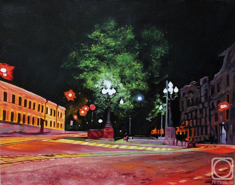 Aronov Aleksey. Night Boulevard