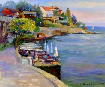 Evening comes in Nessebar (series "My Bulgarian summer")