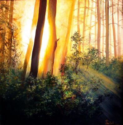 awakens the forest. Lednev Alexsander
