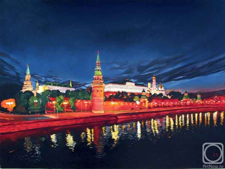 Aronov Aleksey. View of the Kremlin from the Stone bridge