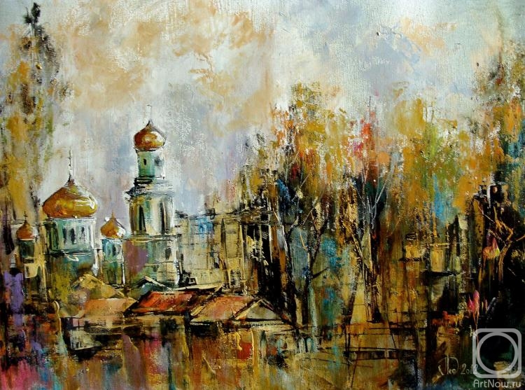 Lednev Alexsander. Kazan Cathedral. Autumn Blues