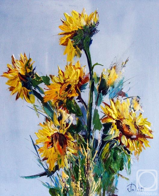 Lednev Alexsander. Sunflowers