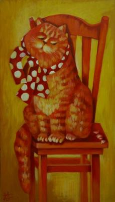 Birthday of the cat Leopold. Panina Kira