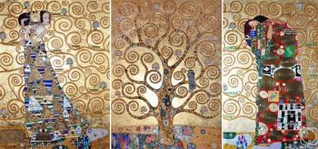 The Stoclet frieze (based on G. Klimt)