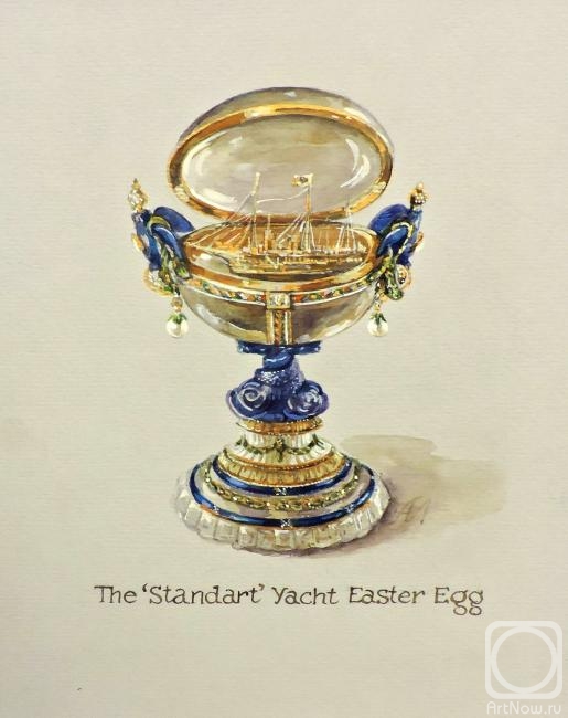 Alisova Larisa. The yacht "Standart" (Faberge egg)