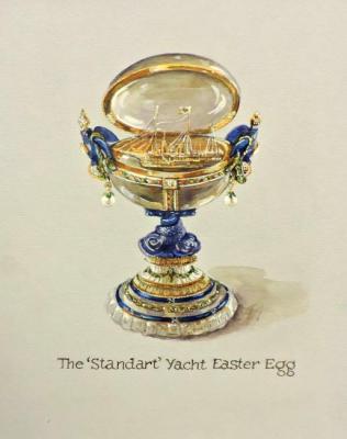 The yacht "Standart" (Faberge egg). Alisova Larisa