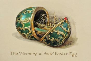 Faberge Egg "Memory of Azov". Alisova Larisa
