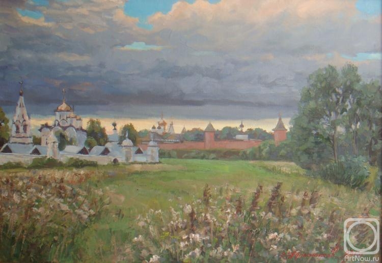 Plotnikov Alexander. Suzdal. Cloudy evening