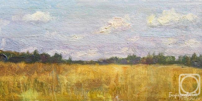 Biryukova Lyudmila. Field of Golden wheat
