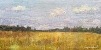 Field of Golden wheat. Biryukova Lyudmila