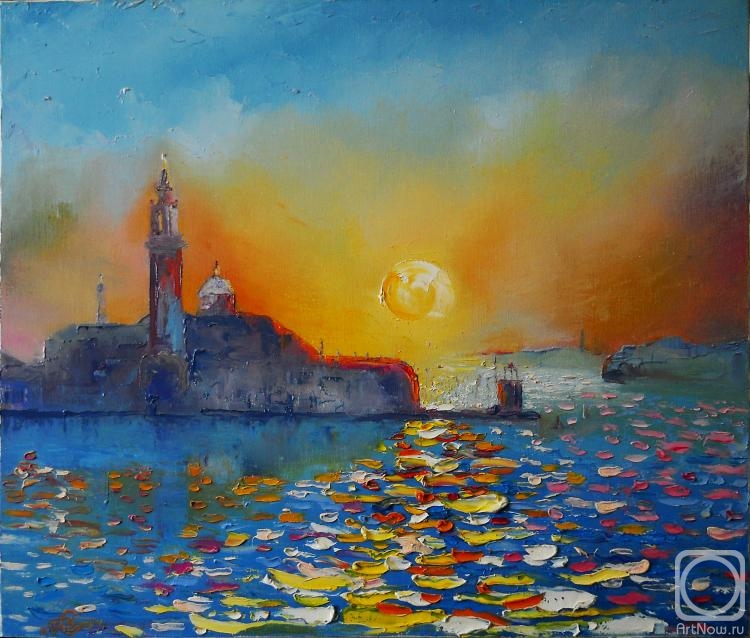 Stolyarov Vadim. Sunset over San Giorgio Maggiore