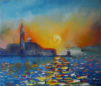 Sunset over San Giorgio Maggiore. Stolyarov Vadim