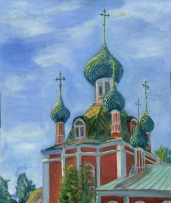 Domes of the Cathedral of the Vladimir-Candlemas. Pereslavl