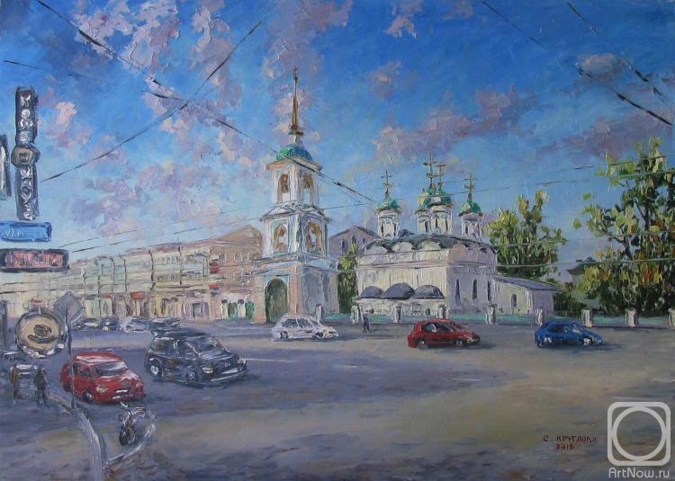 Kruglova Svetlana. Church of the Trinity in sheets