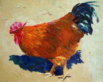 Chickens #12. Rooster. Rudnik Mihkail