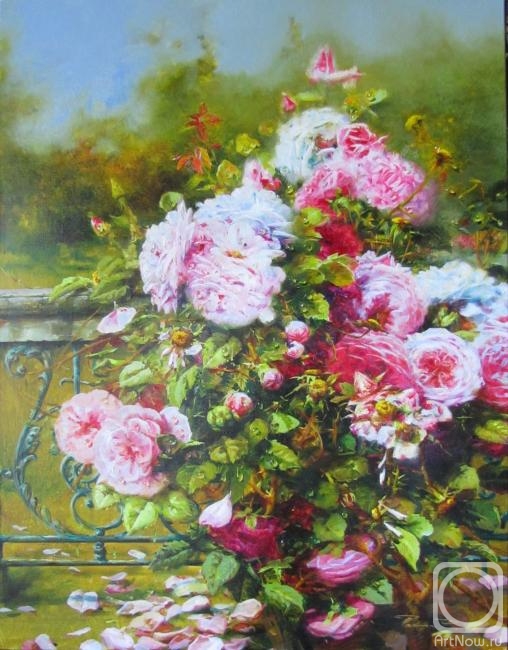 Fedorova Irina. Roses in the garden