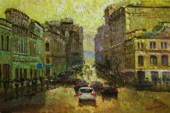 Kuznetsky Most. Rain. Konturiev Vaycheslav