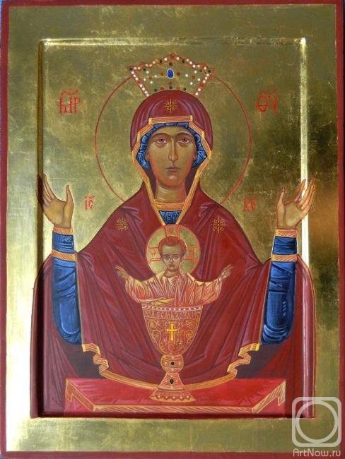Popov Sergey. Icon of the Mother of God The Inexhaustible Chalice