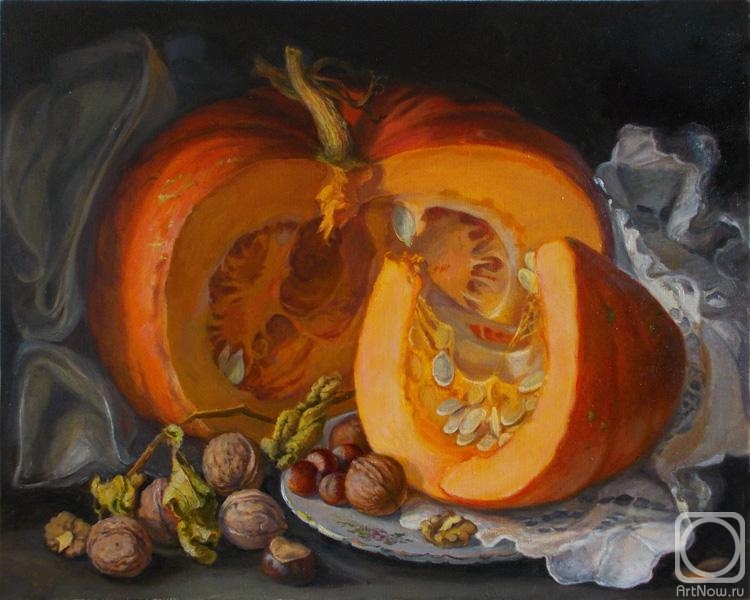 Shumakova Elena. Big pumpkin