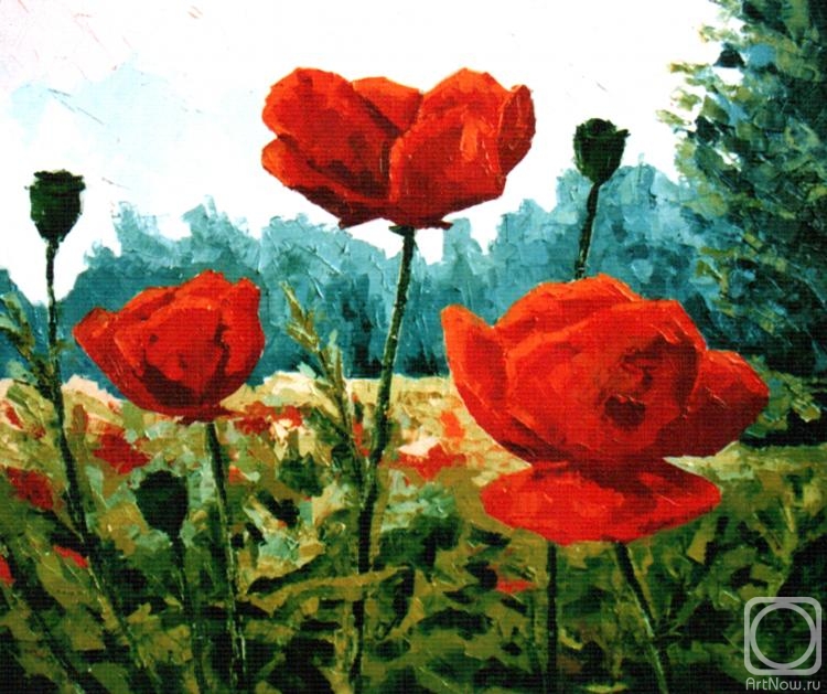 Kazakov Vitaliy. Poppies
