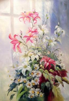 Summer flowers ( 
Lilies). Minaev Sergey