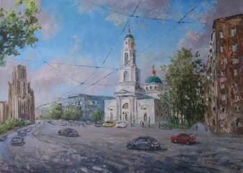 Florus and Laurus Church at the toe. Kruglova Svetlana