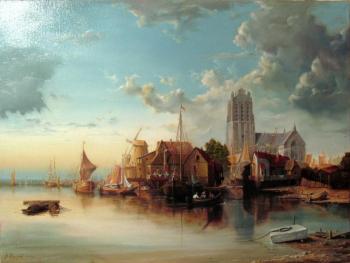 View of Dordrecht. Fedorov Vladimir