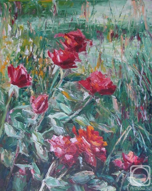 Kruglova Svetlana. Roses. How I spent summer