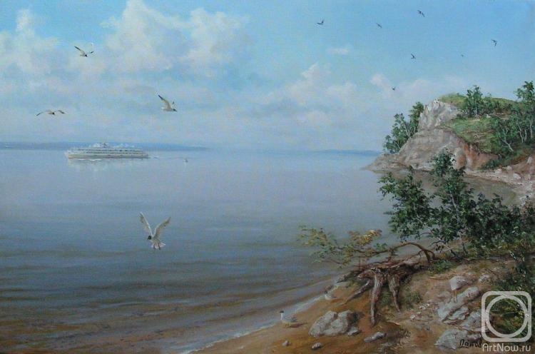 Panov Aleksandr. Summer on the Volga river