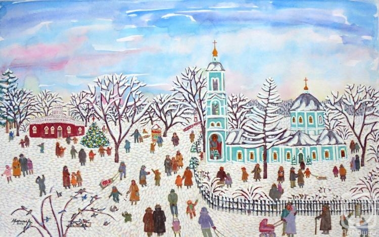 Vasileva Lyudmila. Christmas days in Tsaritsyno