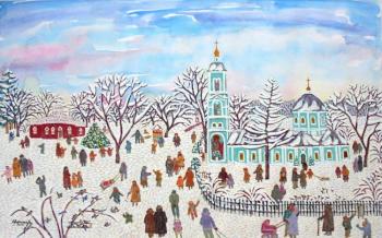 Christmas days in Tsaritsyno