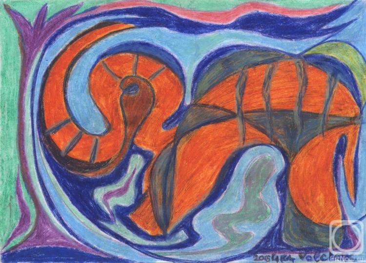Volchek Lika. Orange Elephant