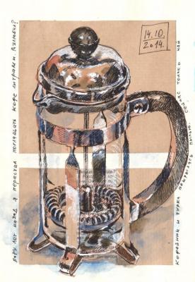 Coffee pot. Pastushenko Andrei