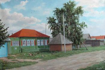 House in village. Panov Aleksandr