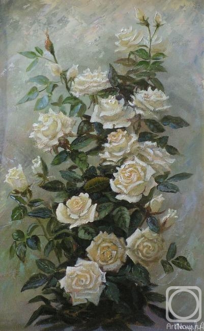 Panov Aleksandr. White roses