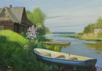 A Boat by the River. Seregin Sergey