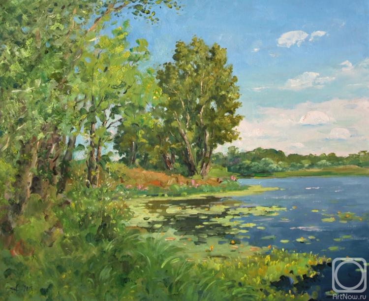 Alexandrovsky Alexander. Summer Pond. July