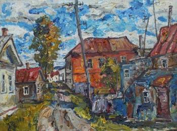 Mstyra village, road to the factory. Pomelov Fedor