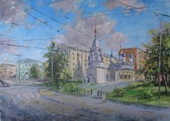 Temple Theodore Studite Nikitsky Gate (Pictures Kruglov Impressionism). Kruglova Svetlana