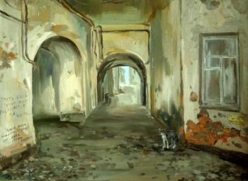 St. Petersburg gate... or A silent movie of the big city, where even the walls are silent (Are A Cat). Gerasimova Natalia