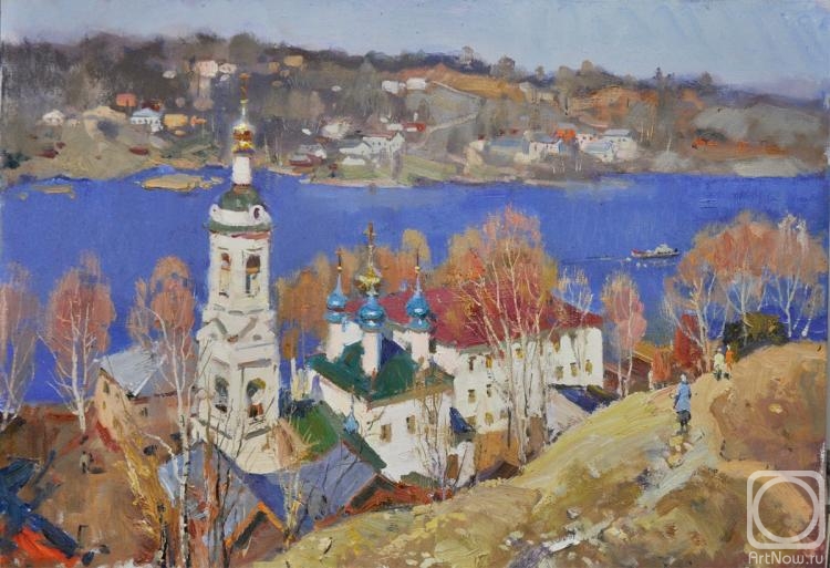 Lukash Anatoliy. View of the Volga. Ples