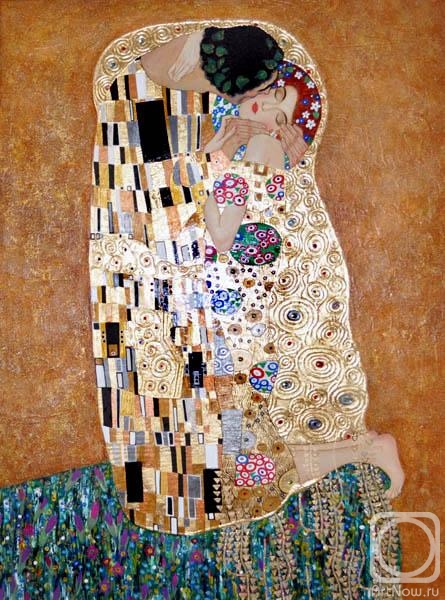 Zhukoff Fedor. Kiss (inspired by Gustav Klimt)