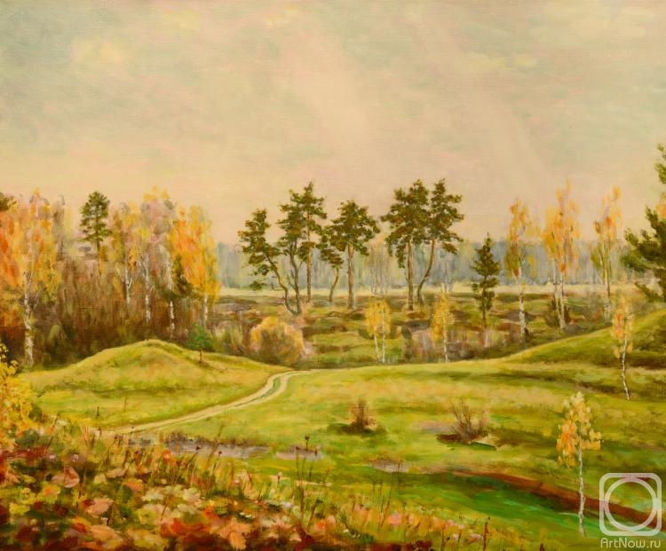 Yaskin Vladimir. Landscape with drunken pines