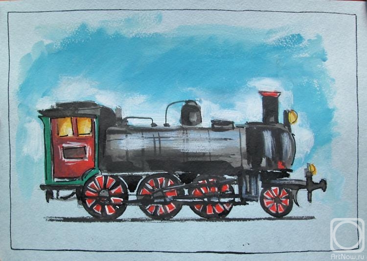 Shubert Anna. Steam locomotive