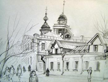 Moscow sketches 70. Gerasimov Vladimir