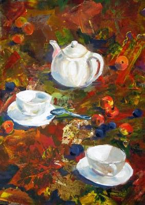 Tea in the autumn. Kataeva Galina