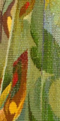 Tapestry "Butterflies" (fragment). Sviridova Inessa